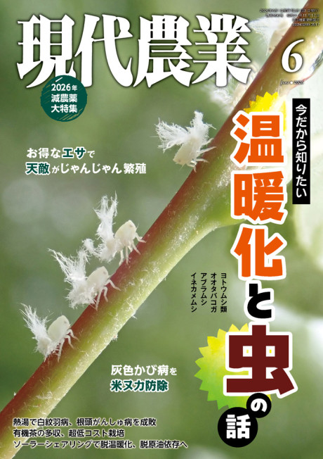 月刊 現代農業 定期購読申込み(最新号2026年6月号よりのご注文
