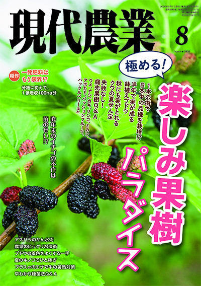 現代農業 2020年8月号 ☆僅少』農文協編 - 田舎の本屋さん
