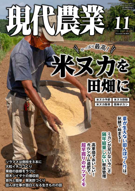 月刊 現代農業 定期購読申込み(最新号2025年11月号よりのご注文